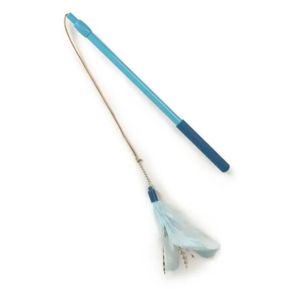 Frisky Flyer, Interactive Cat Toy, Extendable and Retractable Wand